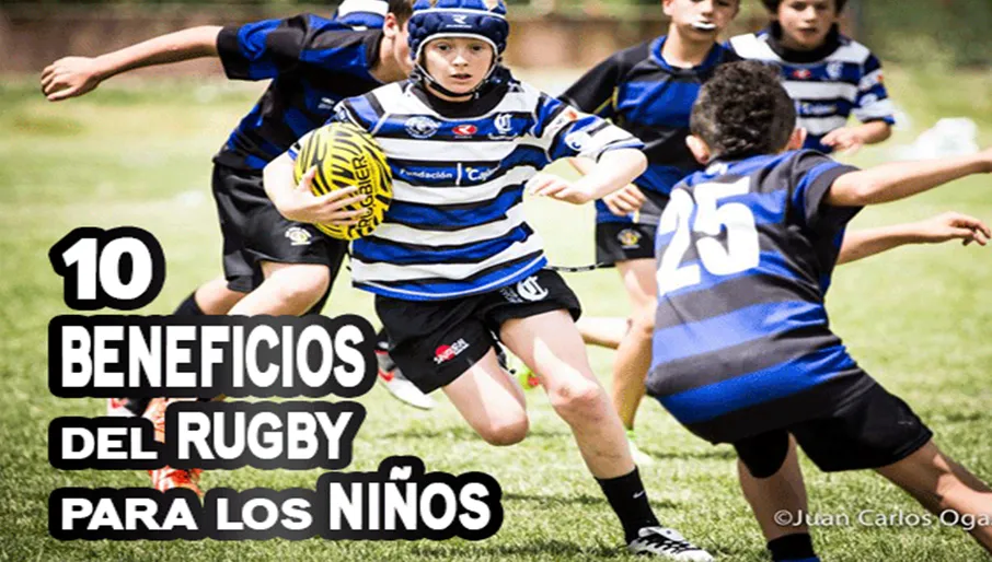 A screenshot of https://www.rugbier.es/beneficios-del-rugby-los-ninos/